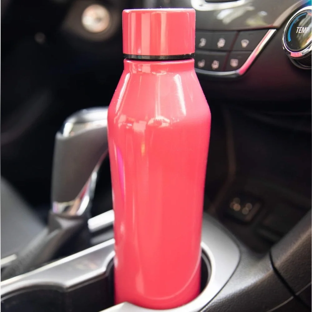 Coral Stainless Steel Water Bottle - Picture 2 of 14